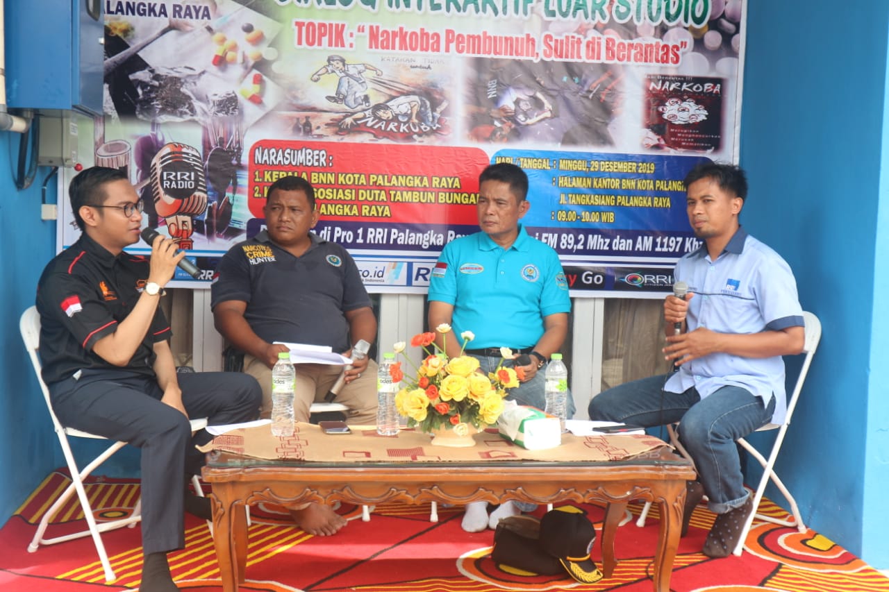 Program Kentongan RRI, Dialog Interaktif Luar Studio dengan BNN Kota Palangka Raya Program Kentongan RRI, Dialog Interaktif Luar Studio dengan BNN Kota Palangka Raya