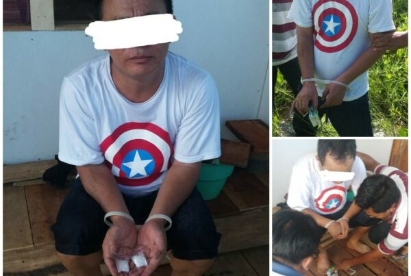 Tim Pemberantasan BNN Kota Palangka Raya Tangkap Pengedar Narkotika jenis shabu, dengan barang bukti seberat 10 gram