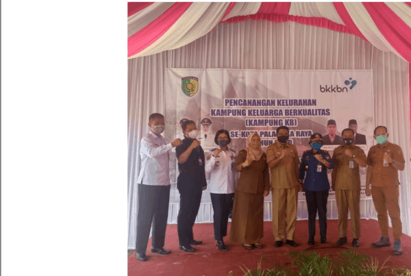 epala BNN Kota Palangka Raya mengikuti kegiatan Pencanangan Kelurahan Kampung Keluarga Berkualitas (Kampung KB)